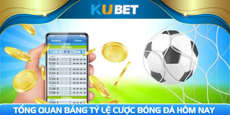 Tổng quan bảng tỷ lệ cược bóng đá hôm nay